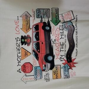 Vintage 90s best fruit of the loom a mother's love single stitch tee shirt. Med